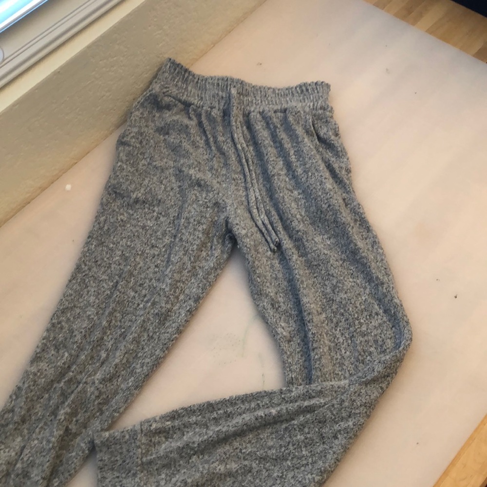 Gray sweatpants